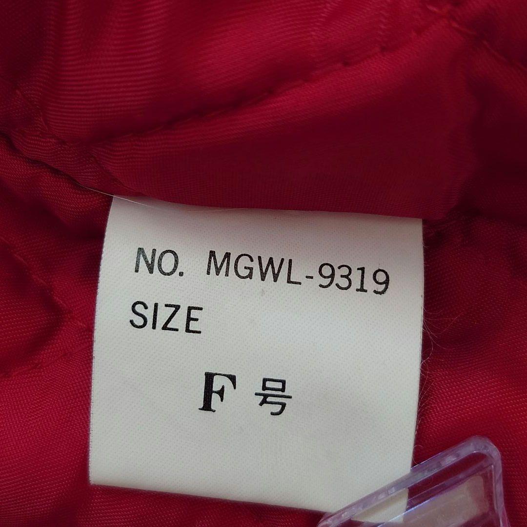 【良品】SHYNING HEART 赤 レザーコート フード付き Fサイズ