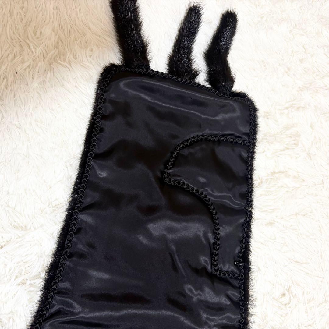 未使用タグ付き　サガミンク オス6 ミンク　ストール 大判　ショール　ケープ