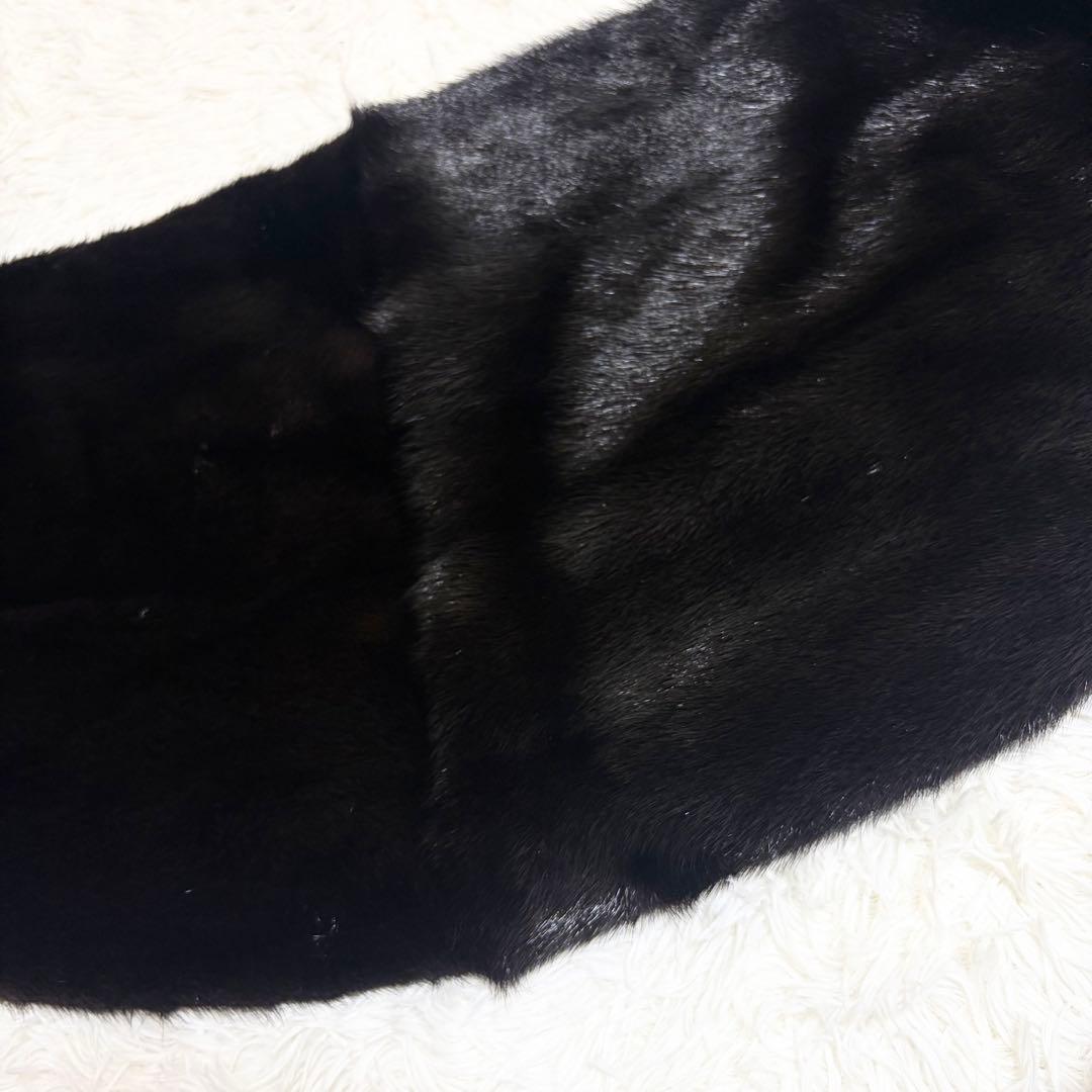 未使用タグ付き　サガミンク オス6 ミンク　ストール 大判　ショール　ケープ