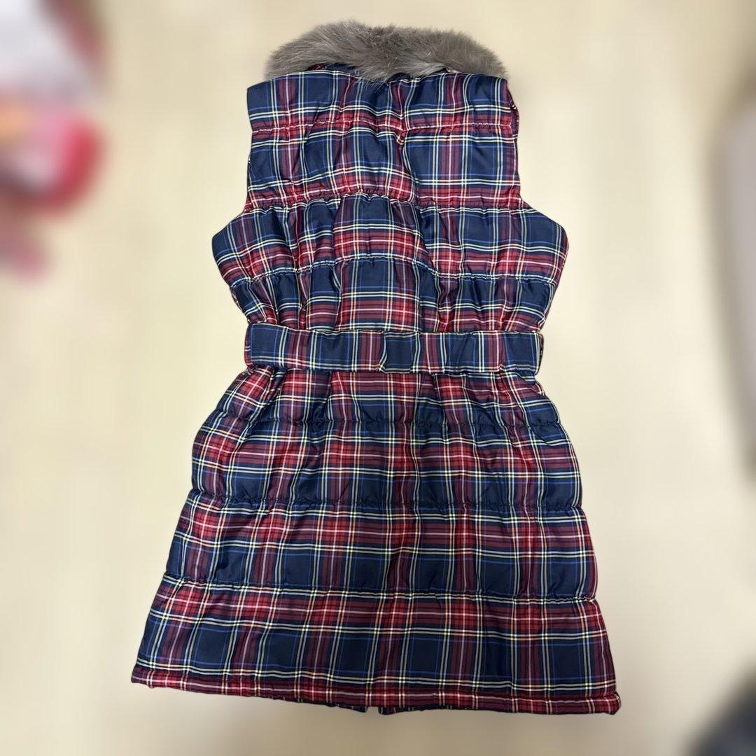 ゴルフウェア　ロングダウンベスト　ワンピース　キスオンザグリーン