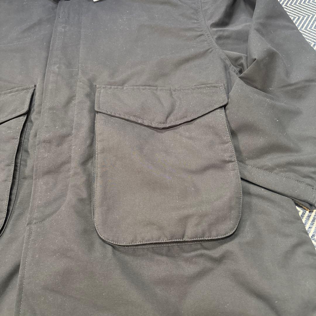 新品　タグ付き　NIKO AND... 中綿パッチステンカラーコートブラック