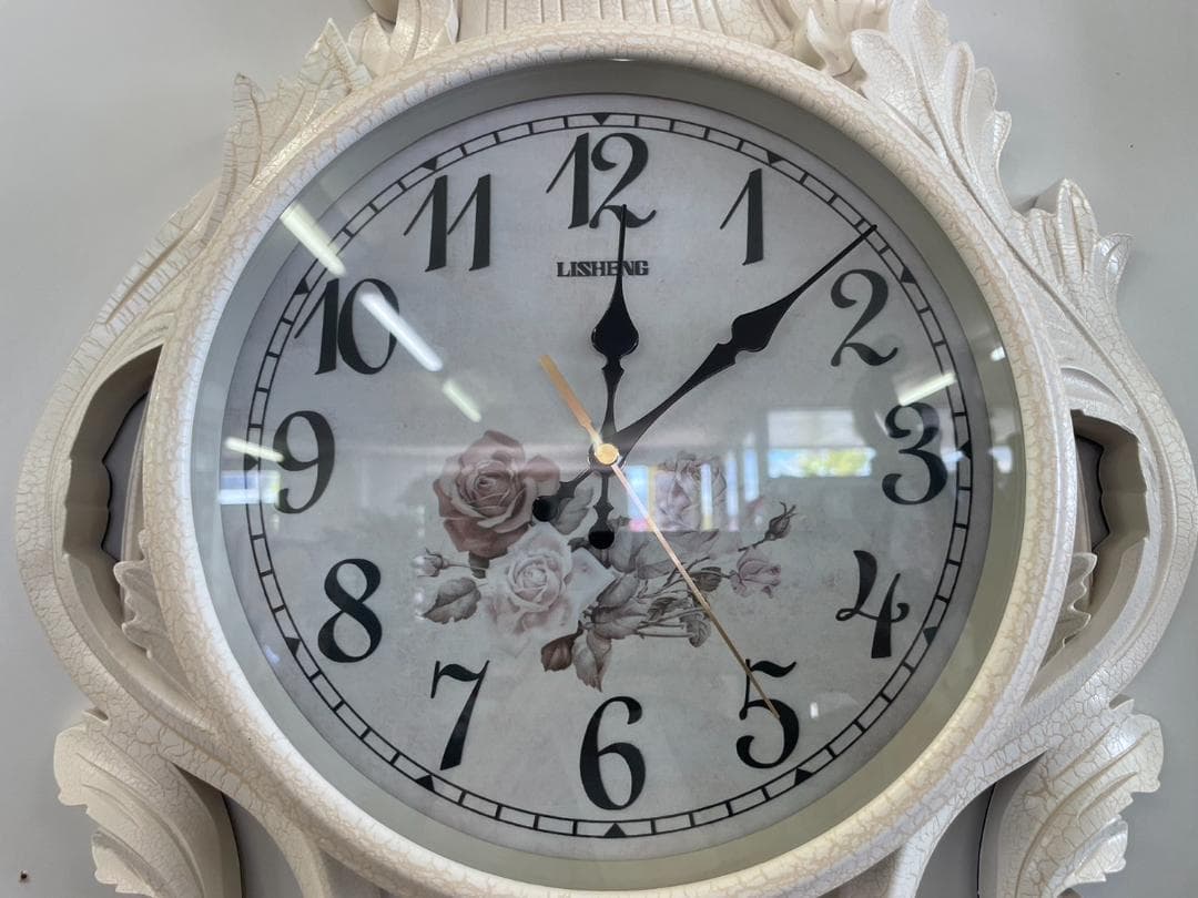 ロココ 掛け時計 クロック プリンセス 時計 アンティーク ヨーロピアン 輸入