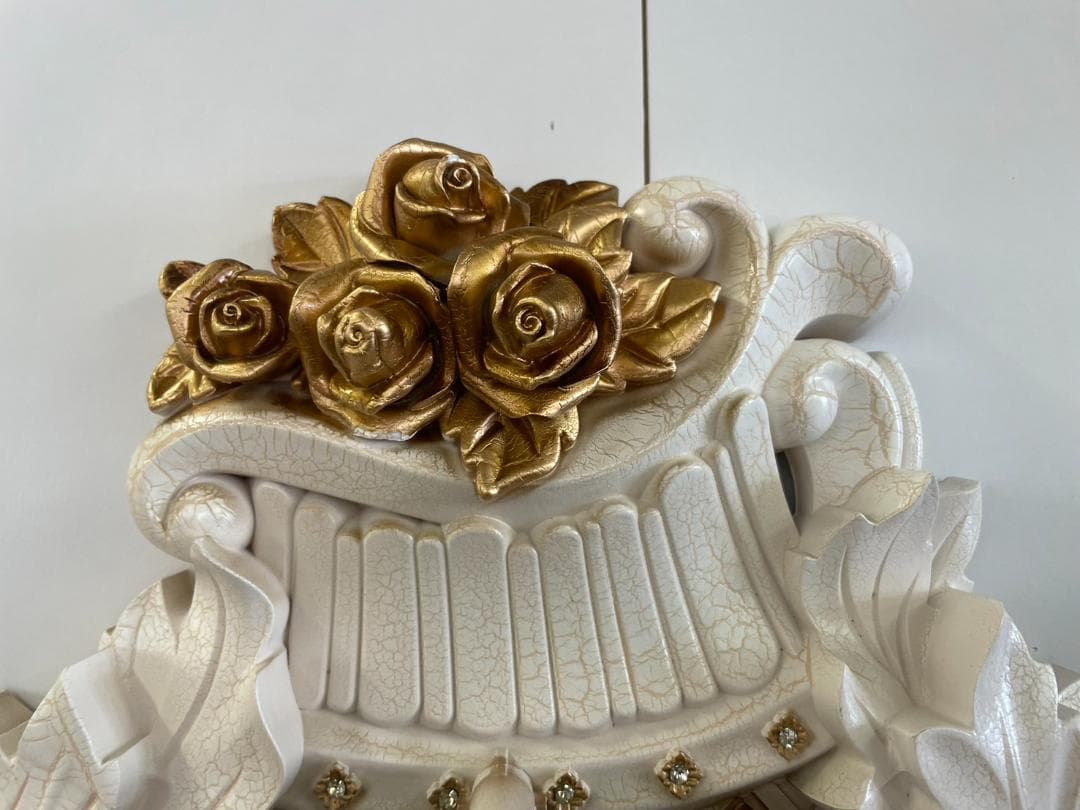 ロココ 掛け時計 クロック プリンセス 時計 アンティーク ヨーロピアン 輸入