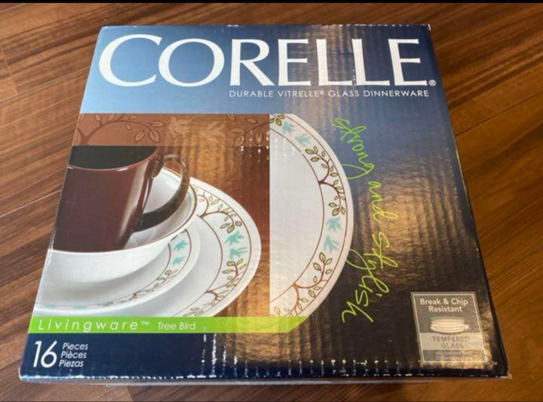 コレール　食器セット　16点　ツリーバード　新品