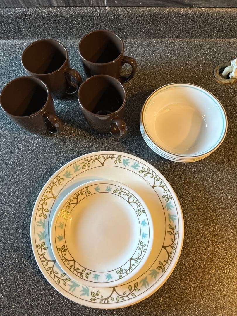 コレール　食器セット　16点　ツリーバード　新品