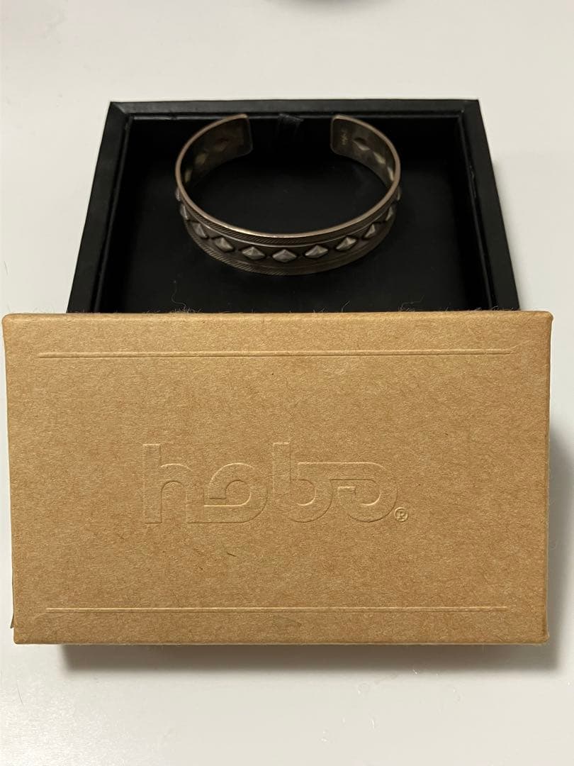 アクセサリー hobo Cobblestone Silver Bracelet