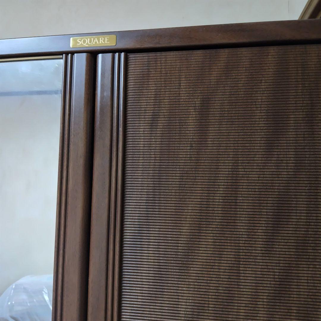 洋服ダンス　クローゼット　ワードローブ　ダークブラウン