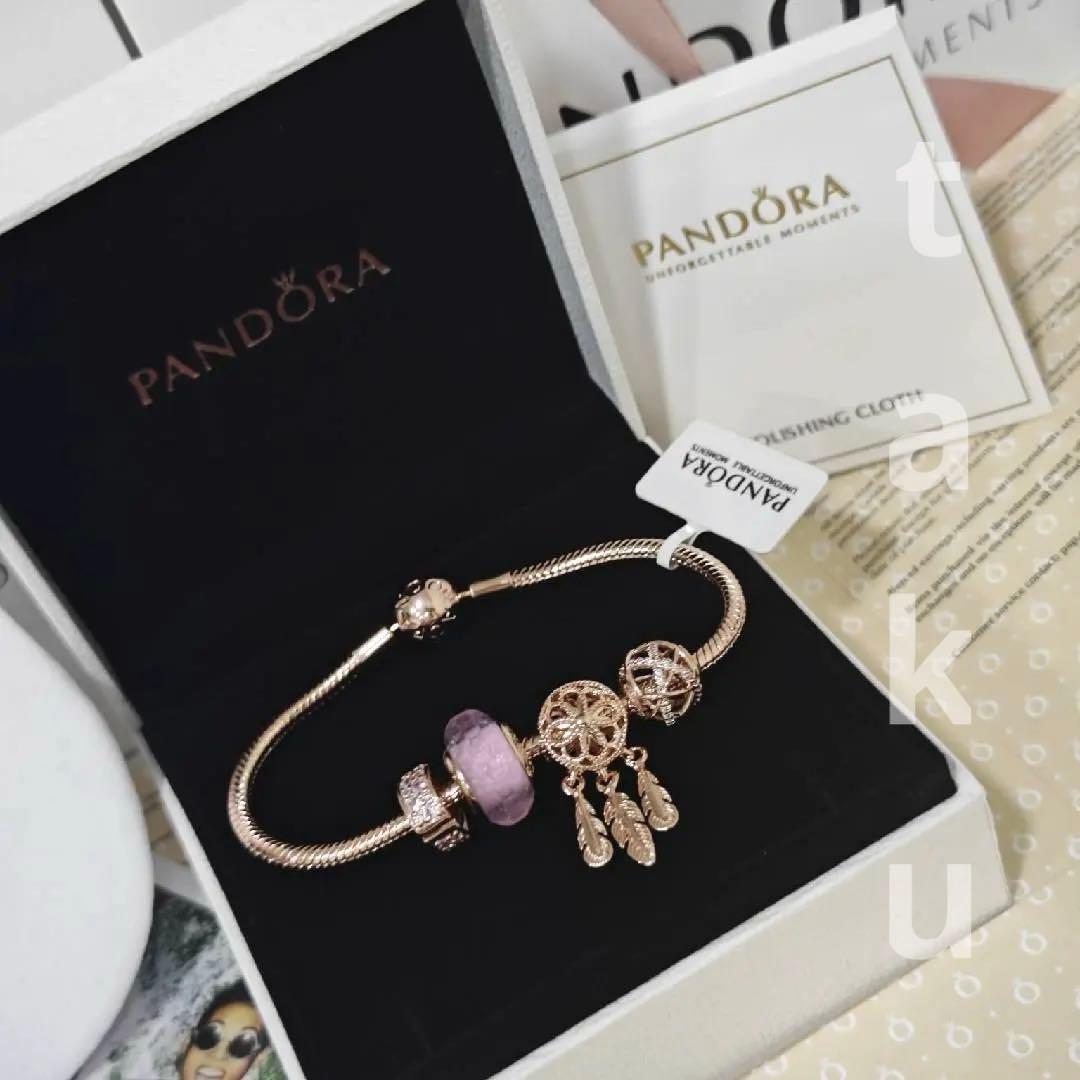 [PANDORA ]ローズゴールド ブレスレット 925 18cm