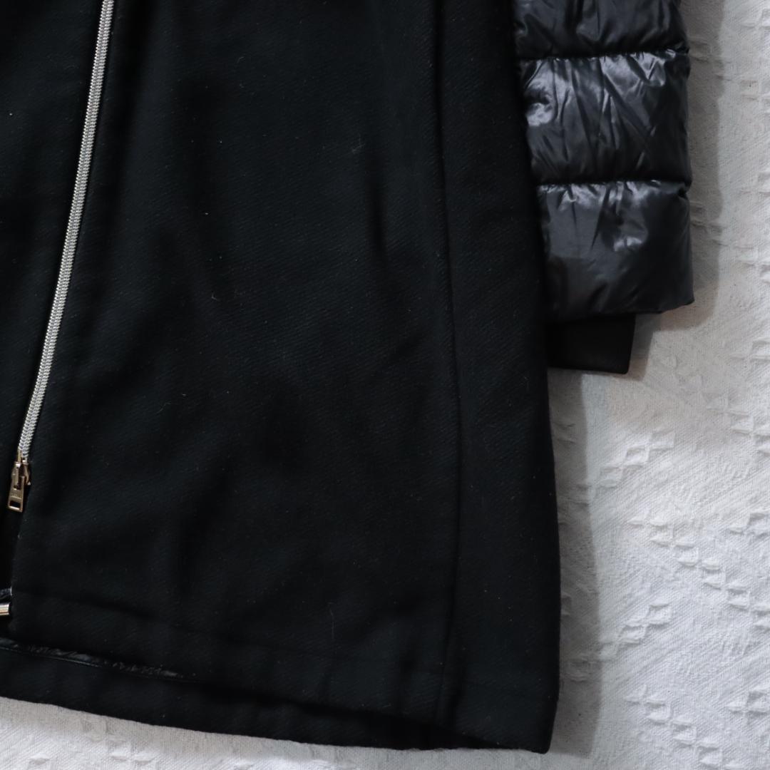 希少！ヘルノ HERNO　 ロングダウンジャケット　コート　44 異素材ミックス