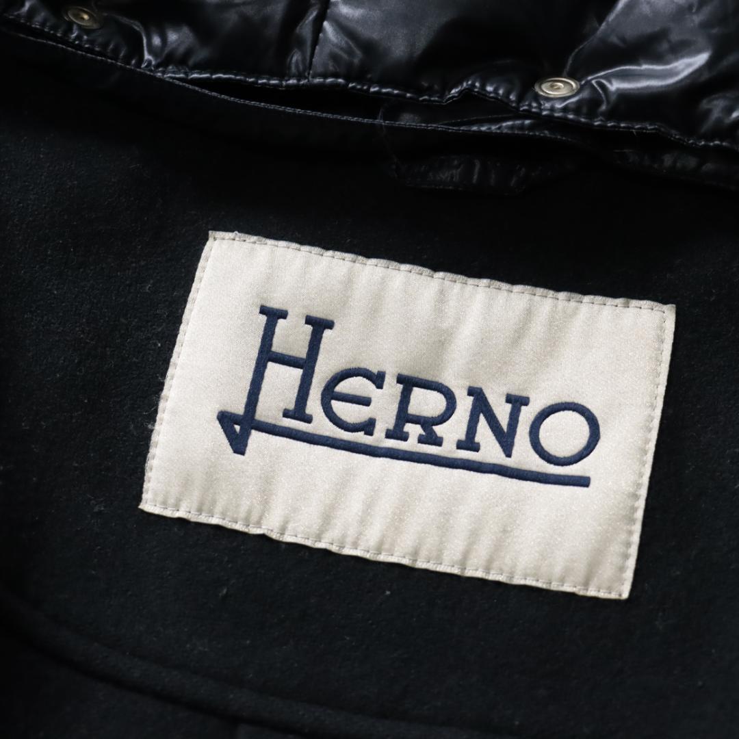 希少！ヘルノ HERNO　 ロングダウンジャケット　コート　44 異素材ミックス