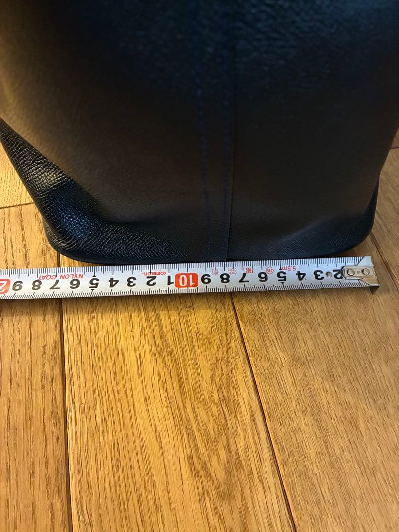 Cisei ＋h レザートートバッグ　ネイビー