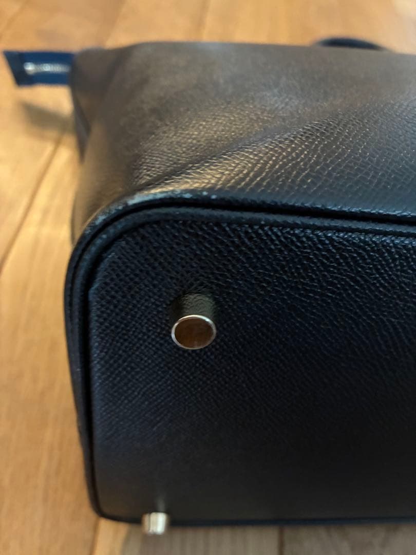 Cisei ＋h レザートートバッグ　ネイビー