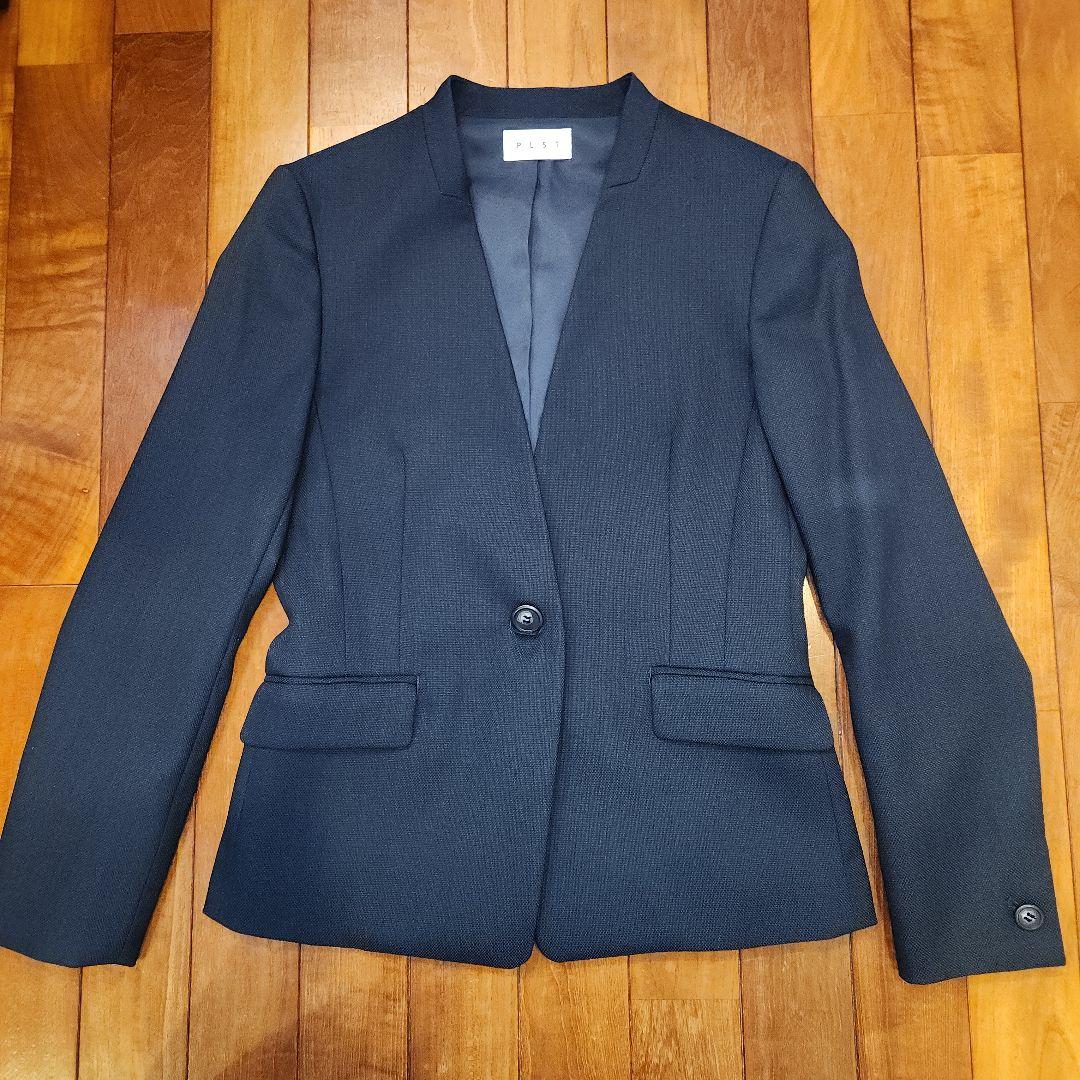 専用【プラステ】スーツ　ポリレーヨンストレッチ　ネイビー　S／S　美品