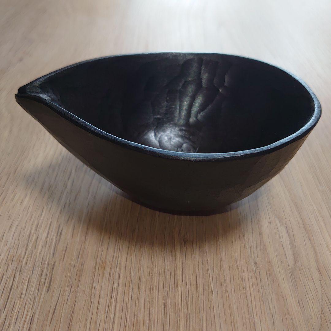 三谷龍二さん　黒漆　片口鉢