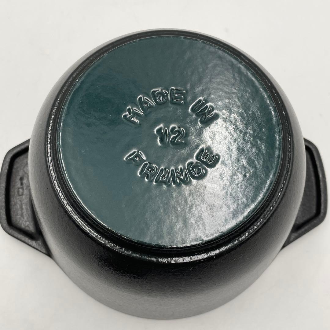 【美品】ストウブ ラ・ココット de GOHAN S 12cm ブラック