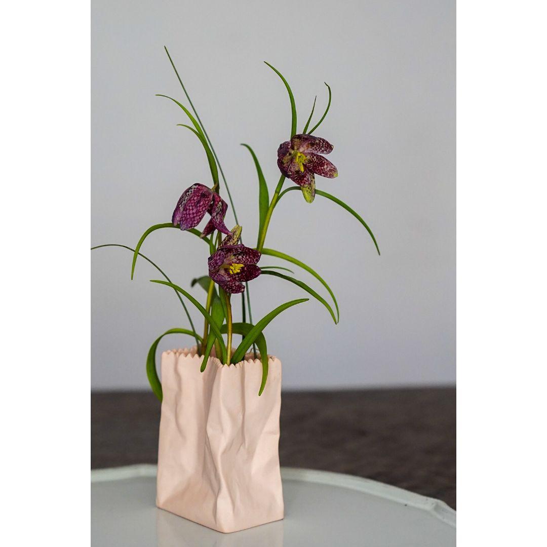 Rosenholm Tütenvase 10cm ピーチ