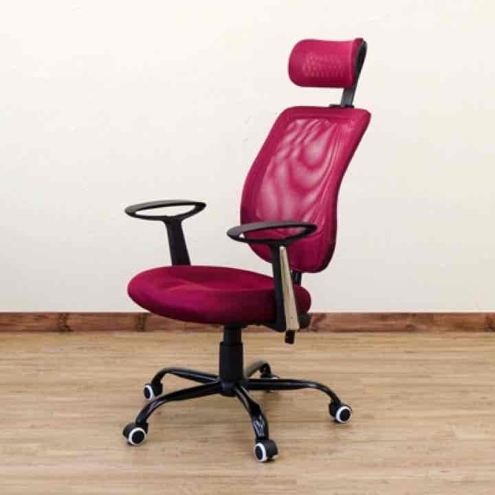激安！ハイバックチェア (レッド)