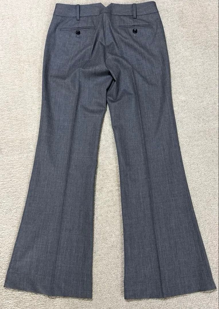 【美品】セオリーリュクス パンツスーツ セットアップ グレー フレア　38