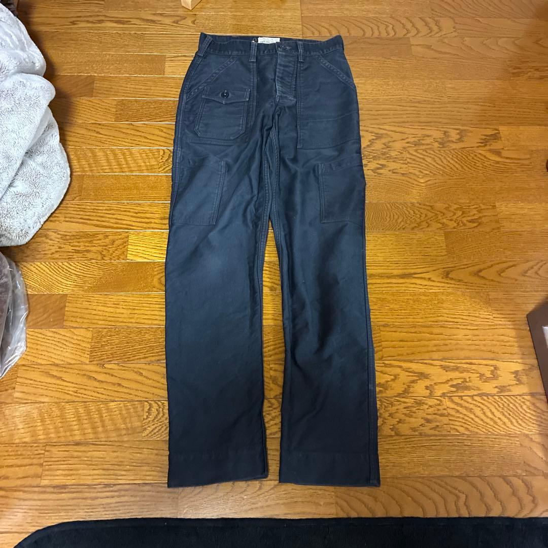 aviator pants navy 30（平置き37）length 86