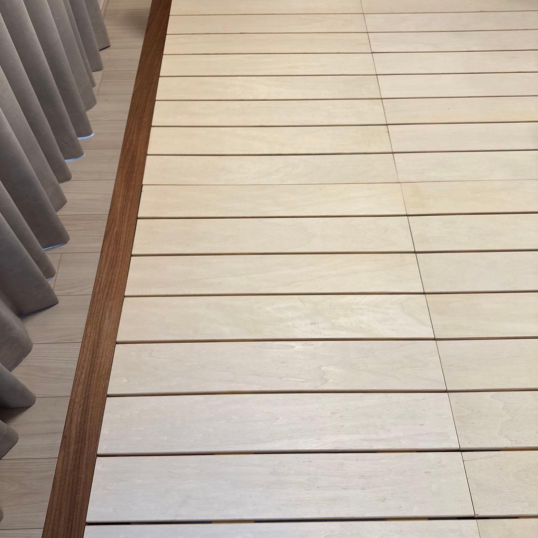 【オンドルセク】無印良品　木製ダブルベッドフレーム+足+ヘッド