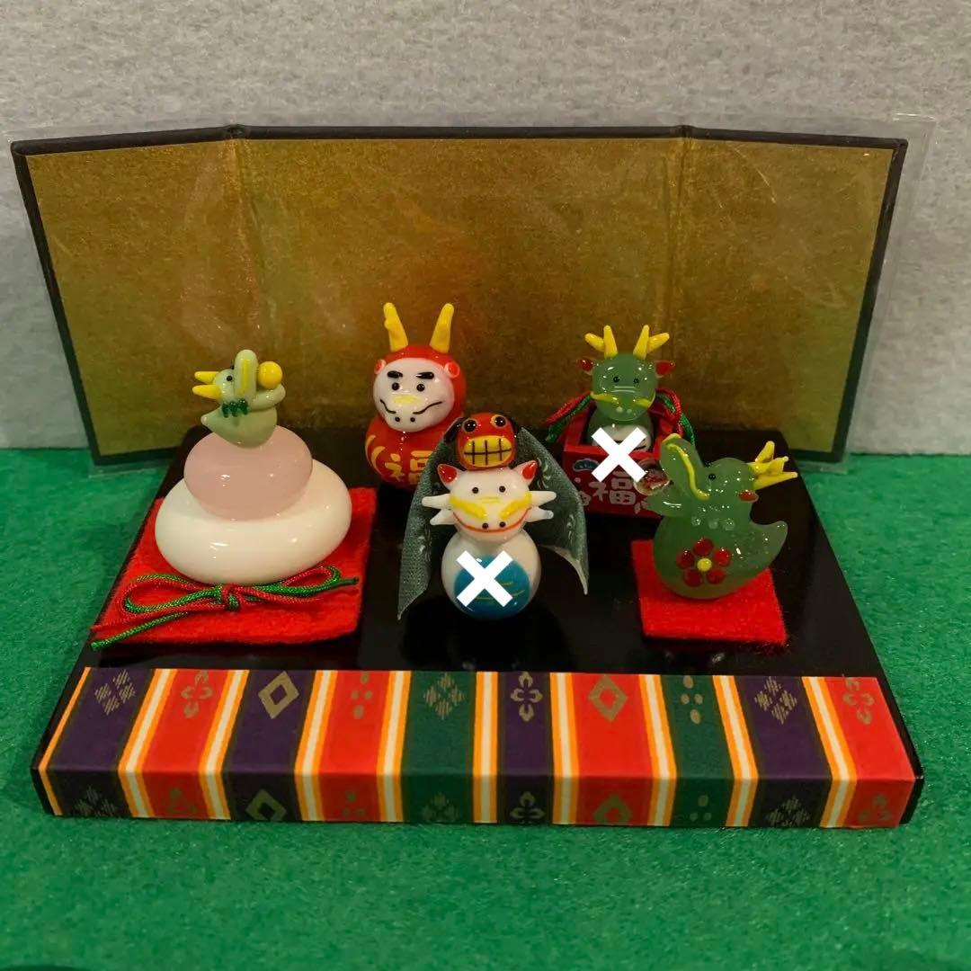 2024 龍　新作セット　ガラス細工