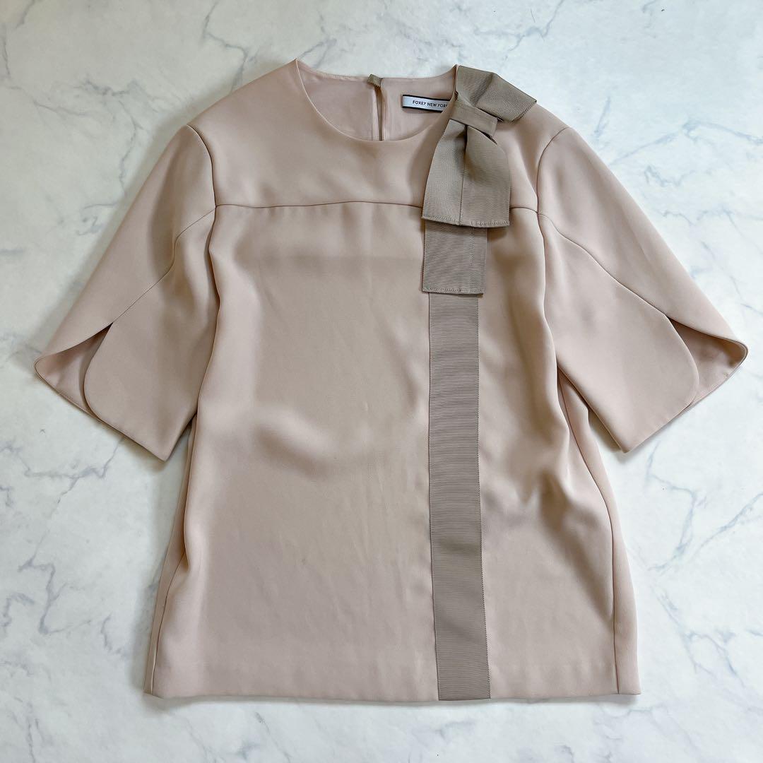 Rukia FOXEY NEW YORK フォクシー ブラウス リボン