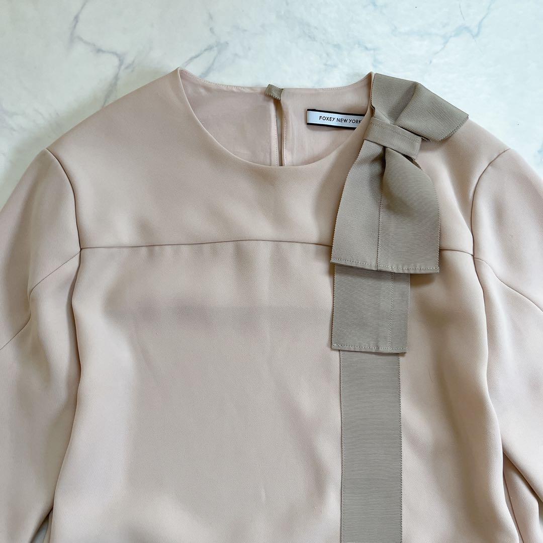 Rukia FOXEY NEW YORK フォクシー ブラウス リボン