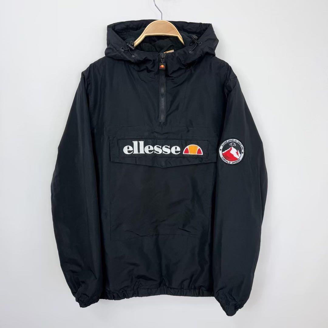 ellesse エレッセ ハーフジップ アノラックパーカー プルオーバー S72