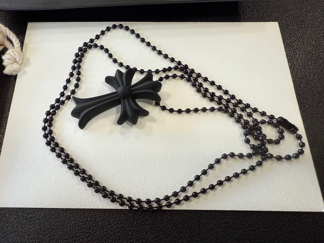 Chrome Hearts 2025ラバー マッドブラッククロス(新品)