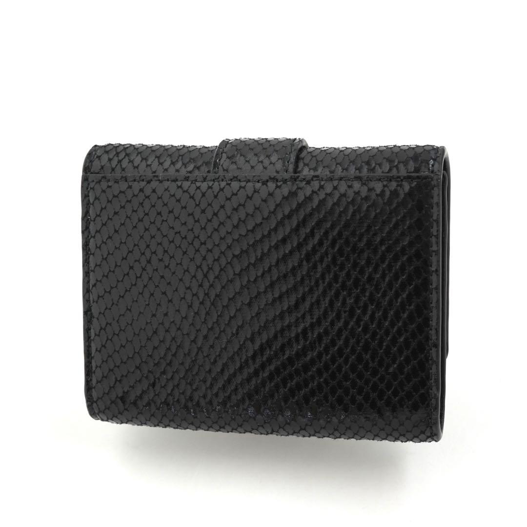 ✨プレゼント梱包✨　JIMMY CHOO ミニ財布　パイソン　クリスタル　バック