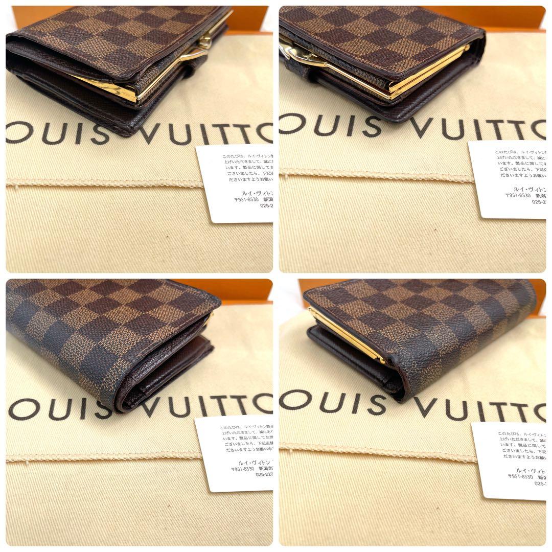 ルイヴィトン　ダミエ　ヴィエノワ 　がま口財布　折財布　951