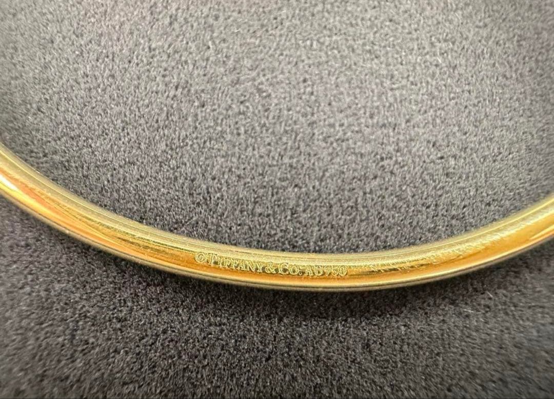 Tiffany & Co. ハードウェアボール バングル K18YG