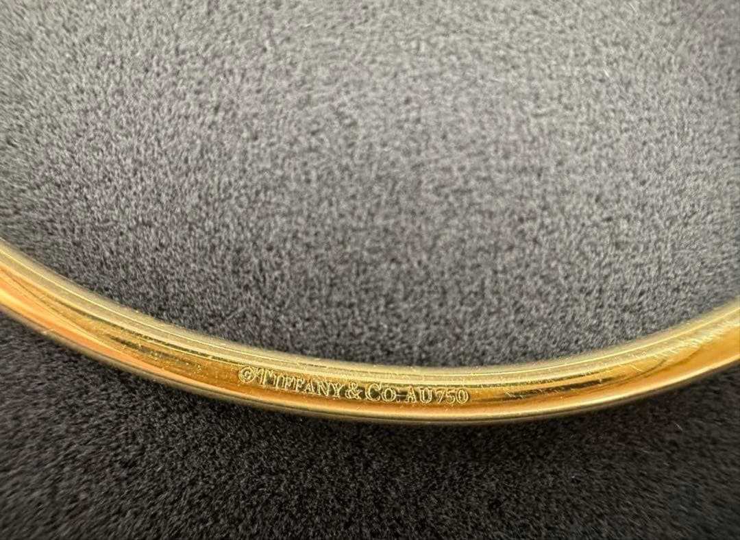Tiffany & Co. ハードウェアボール バングル K18YG