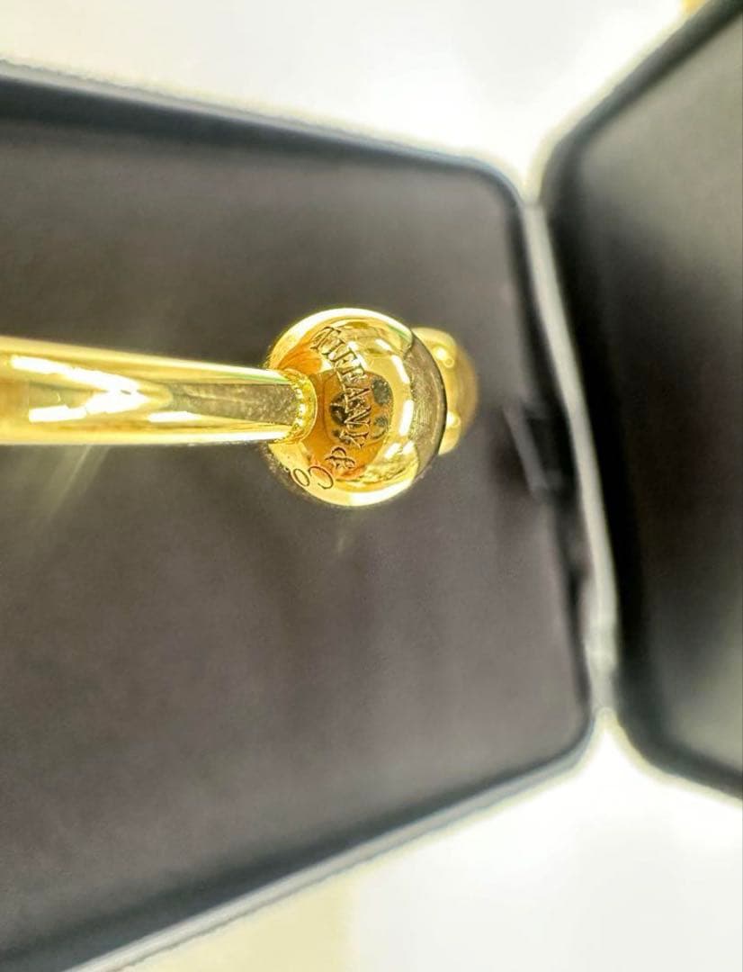 Tiffany & Co. ハードウェアボール バングル K18YG