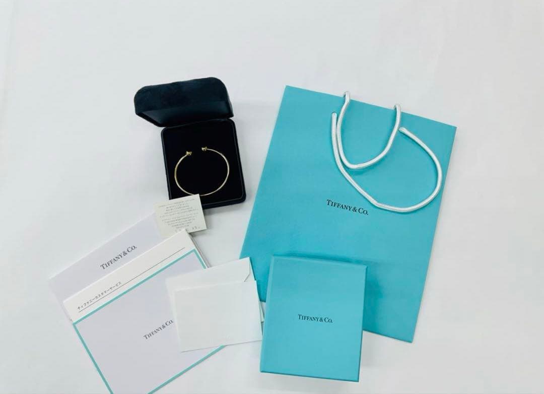 Tiffany & Co. ハードウェアボール バングル K18YG