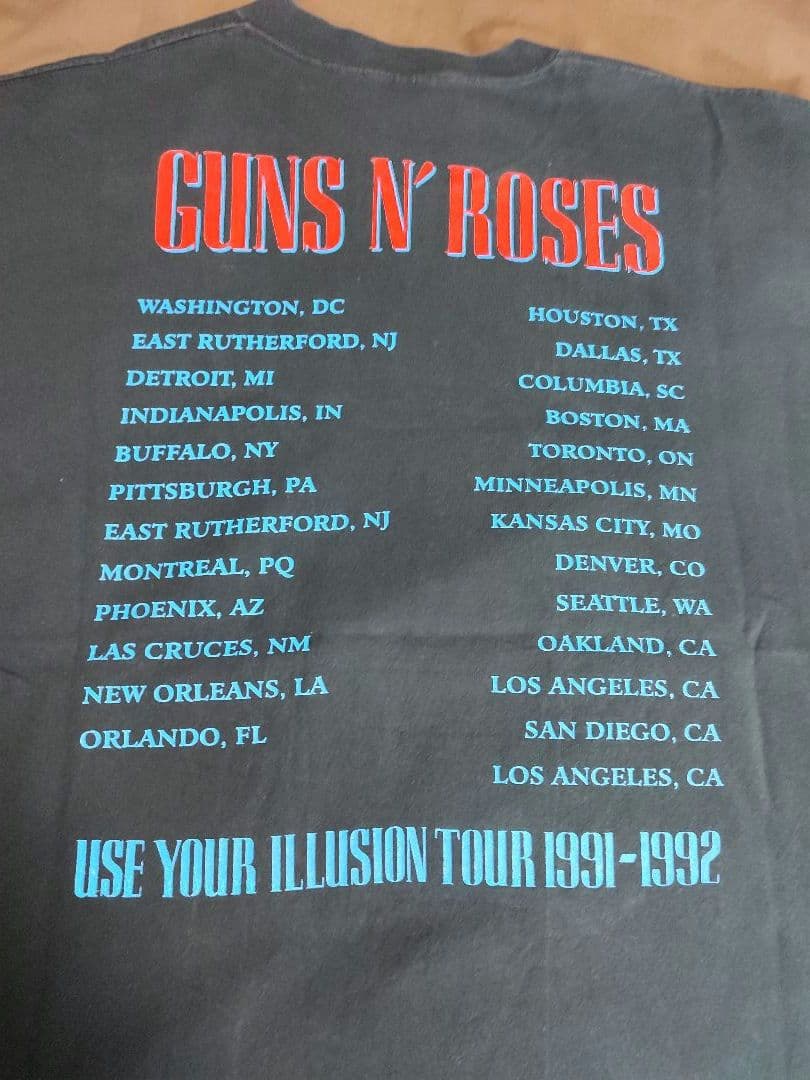 【値下げ不可】古着 90s Guns N' Roses