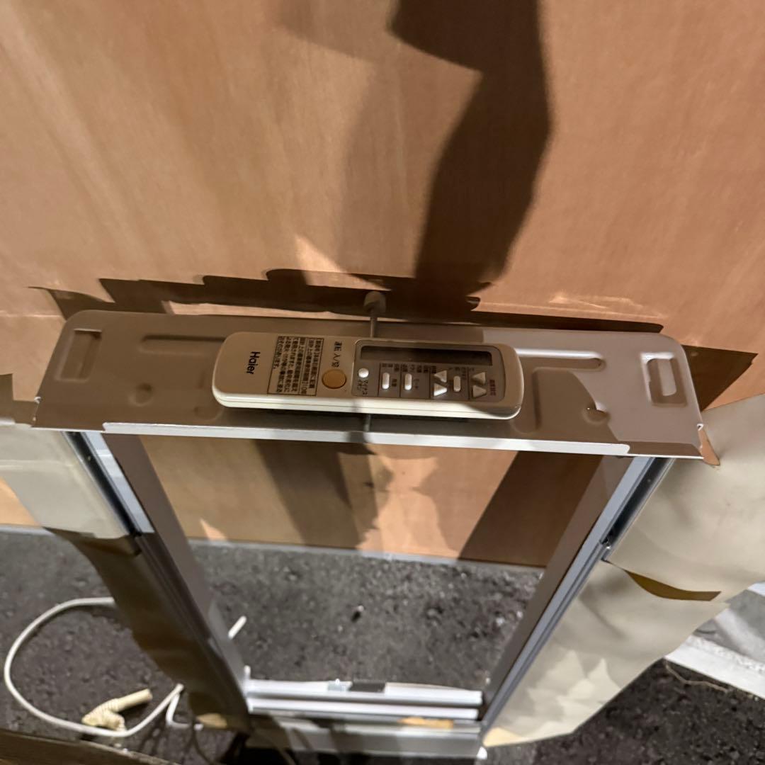 稼動品☆ハイアール 窓用エアコン☆JA-16P 2018年製 ウインドエアコン