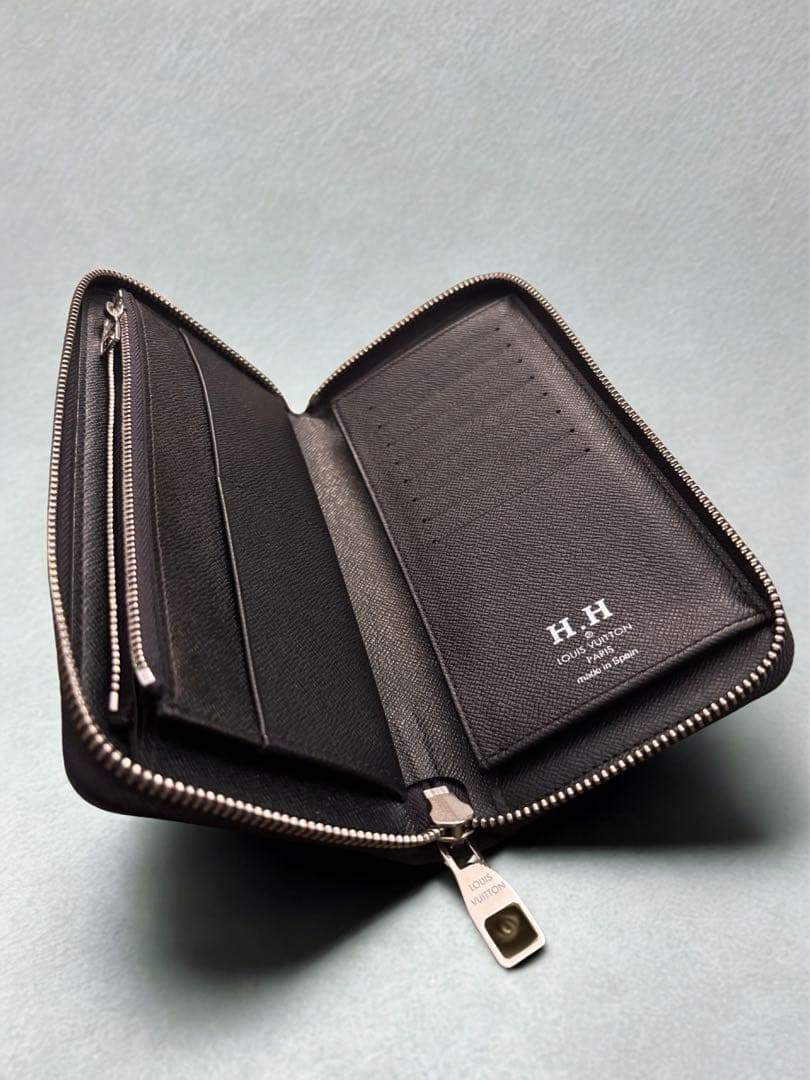 【箱付き】ルイヴィトン ダミエ グラフィット ジッピーヴェルティカル メンズ