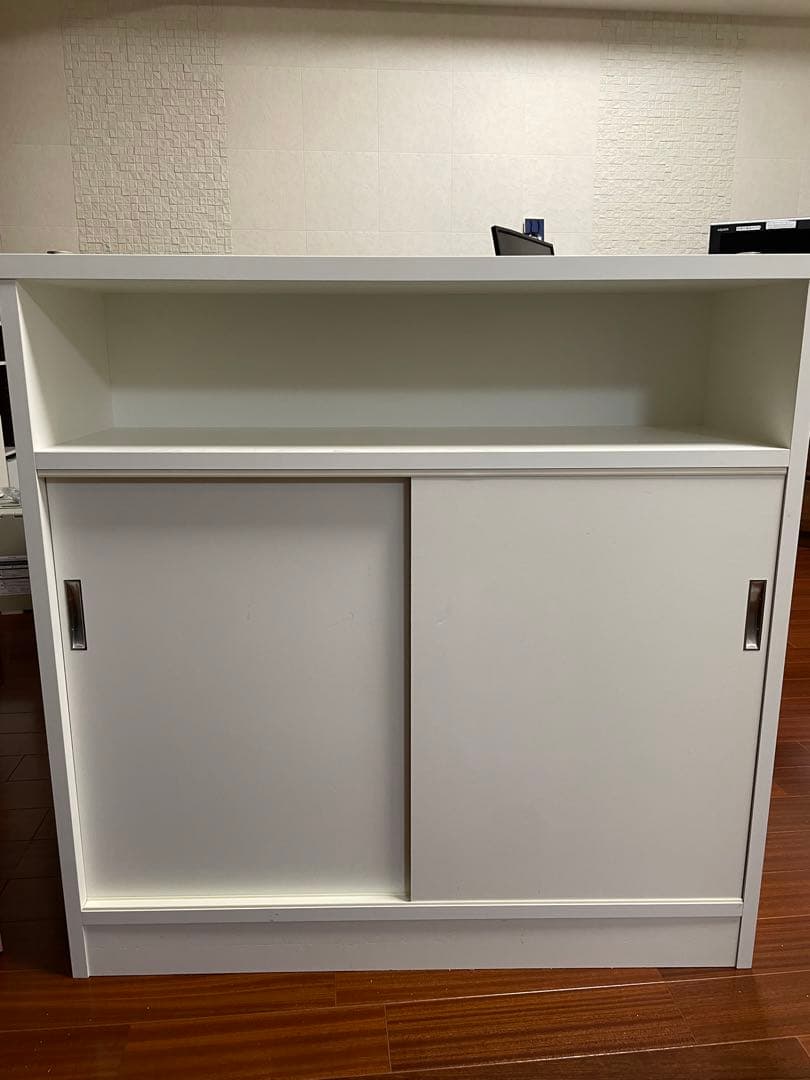 ナナ　1点 引き戸 カウンター下収納 奥行28.5 高さ90 幅90