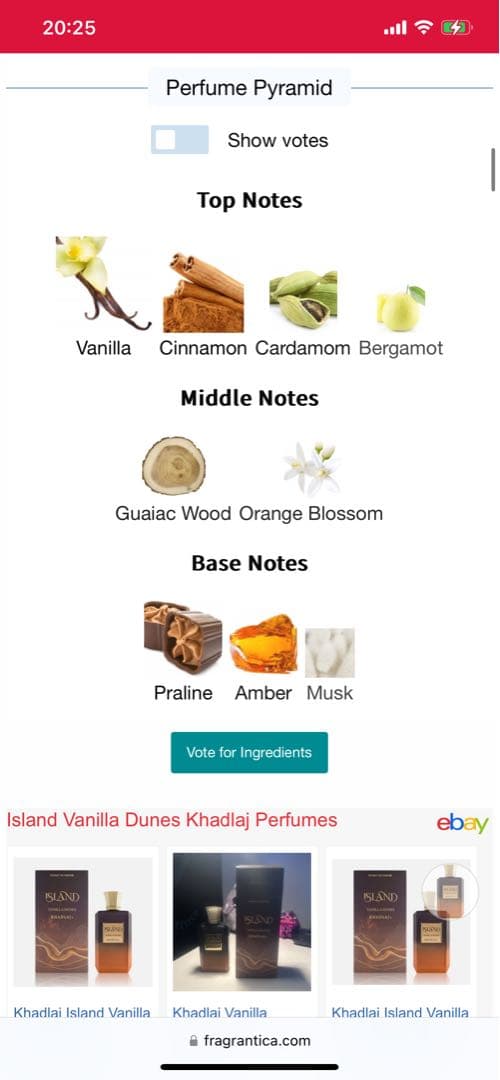 香水(男性用) Khadlaj  Vanilla Dunes