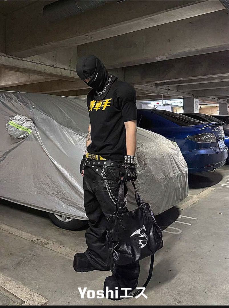 Flare pants opium swag WAX加工mijko 2XL