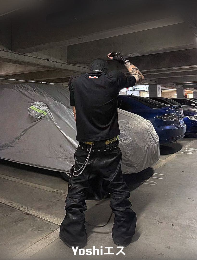 Flare pants opium swag WAX加工mijko 2XL