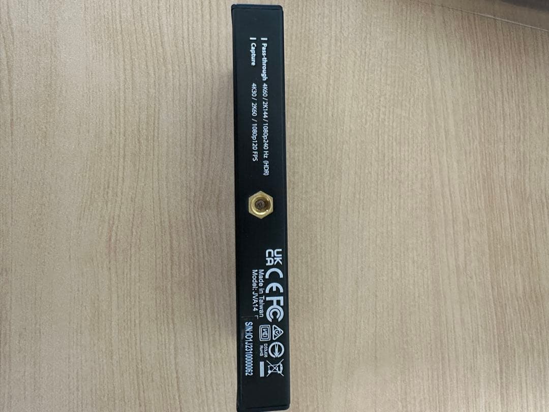 ビデオキャプチャー・キャプチャーボード j5 create 4K Game Capture Station JVA14