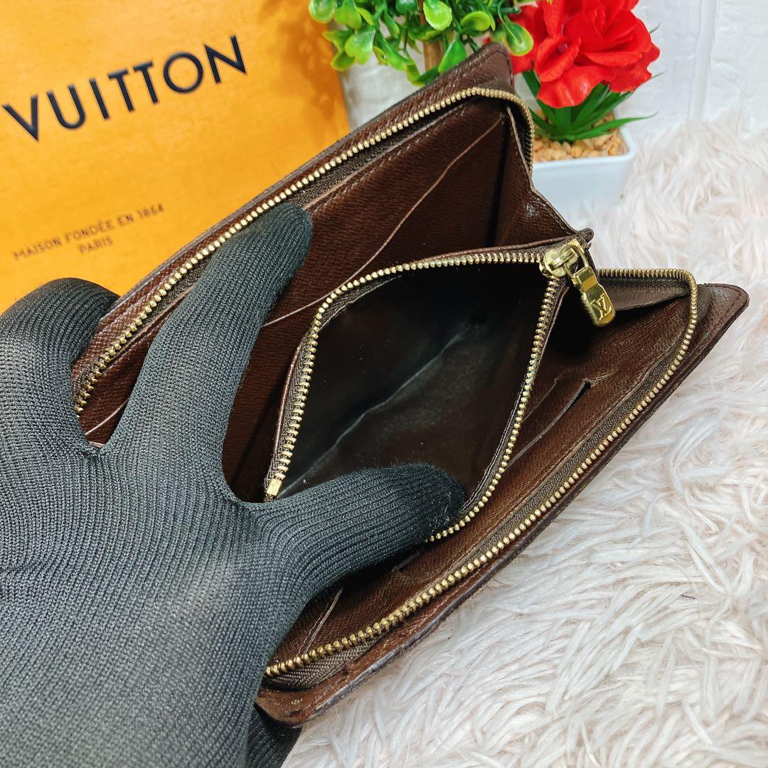 ルイヴィトン ダミエ ポルトモネ ジップ ラウンドファスナー ウォレット 長財布
