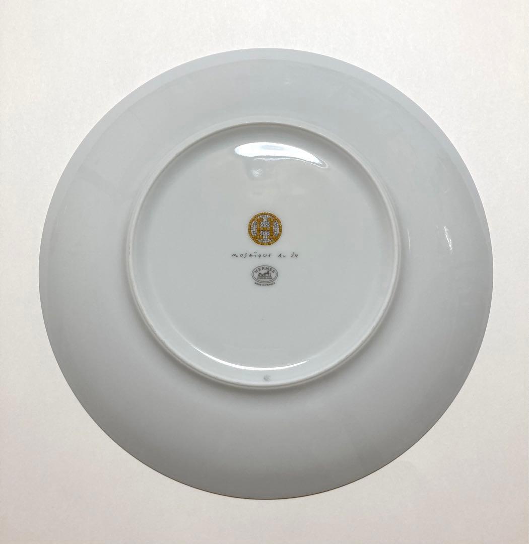 エルメス　HERMES モザイクヴァンキャトルゴールド　プレートお皿　食器　中皿