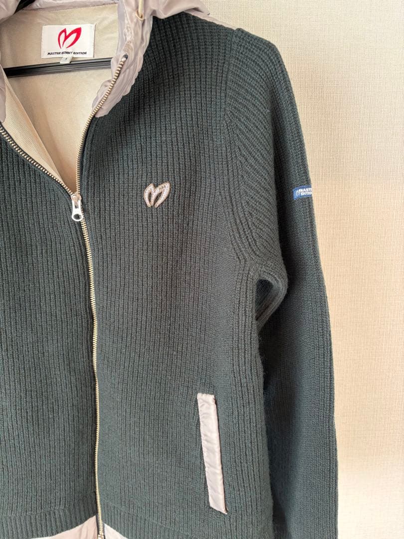 新品未使用マスターバニーゴルフ⛳️レディースジャケット モスグリンフード付き