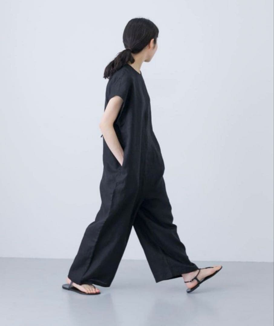 2025SS【完売商品】かぐれ リネンオールインワン