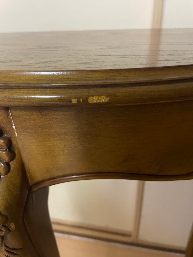 オリーブグリーン コンソールテーブル