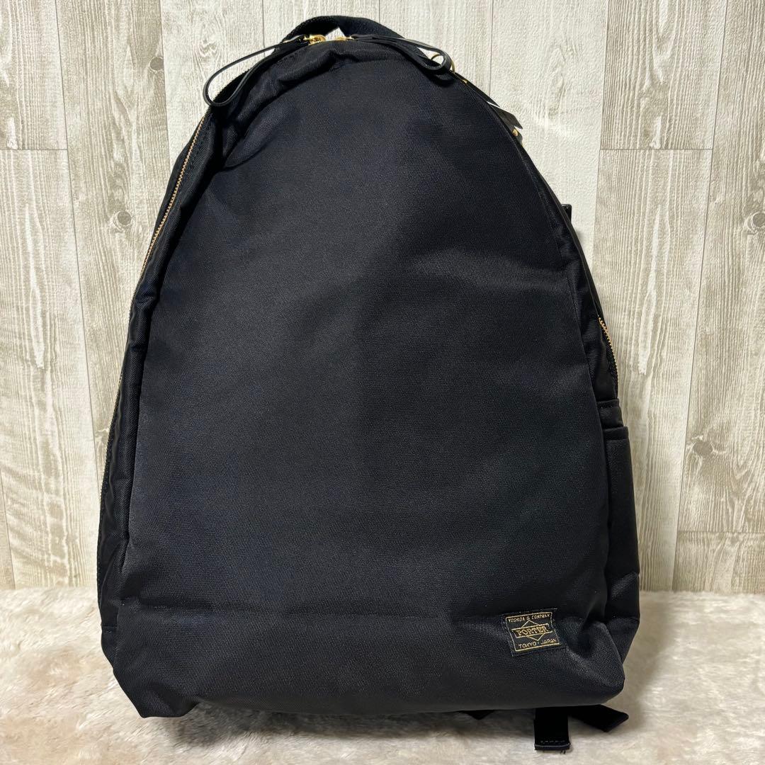 ポーター ガール シア リュック デイパック 黒 ナイロン 2層 多機能 大容量