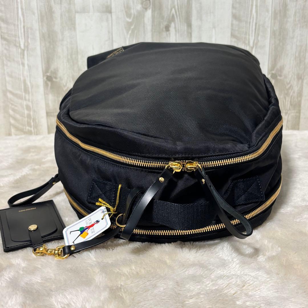 ポーター ガール シア リュック デイパック 黒 ナイロン 2層 多機能 大容量